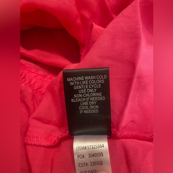 Torrid Woman's Pink Rayon Tank Top Drawstring on waist Size‎ 1 - Picture 8 of 8